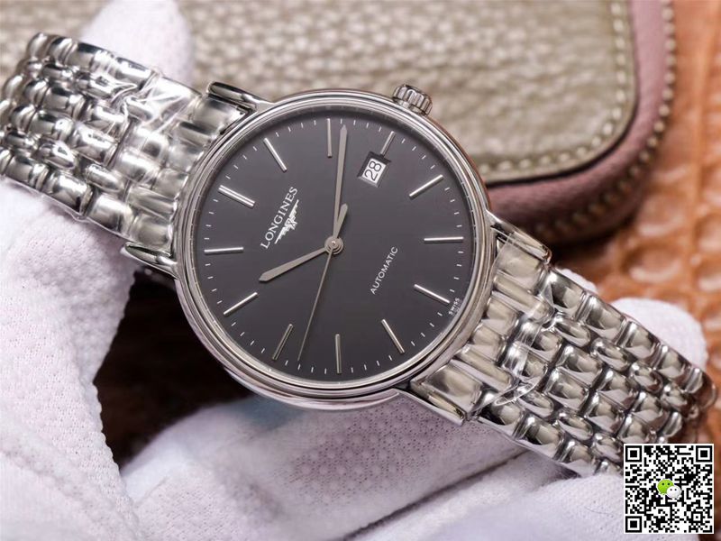 RM Factory Longines Presence L4.921.4.52.6 Stainless Steel Black Dial