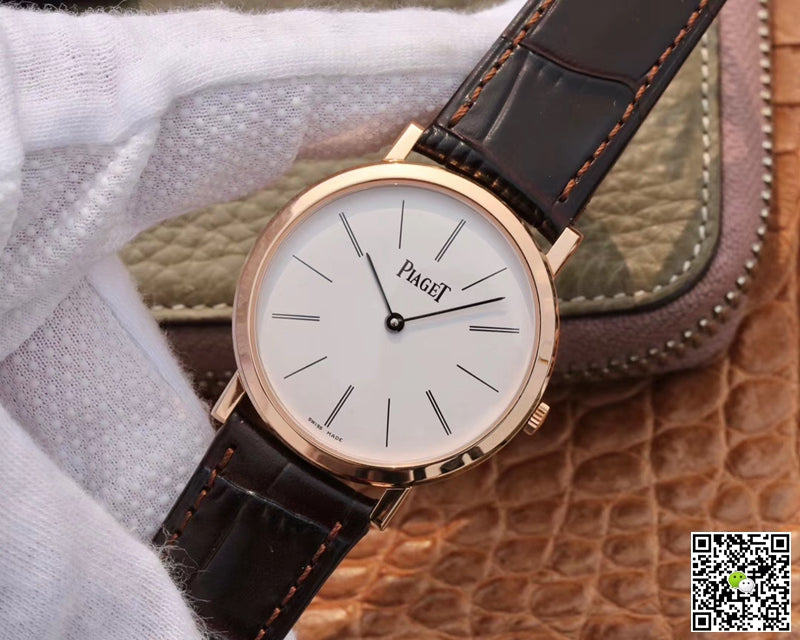 Piaget Altiplano Mecanique P10584 G0A31114 MKS Factory Rose Gold White Dial