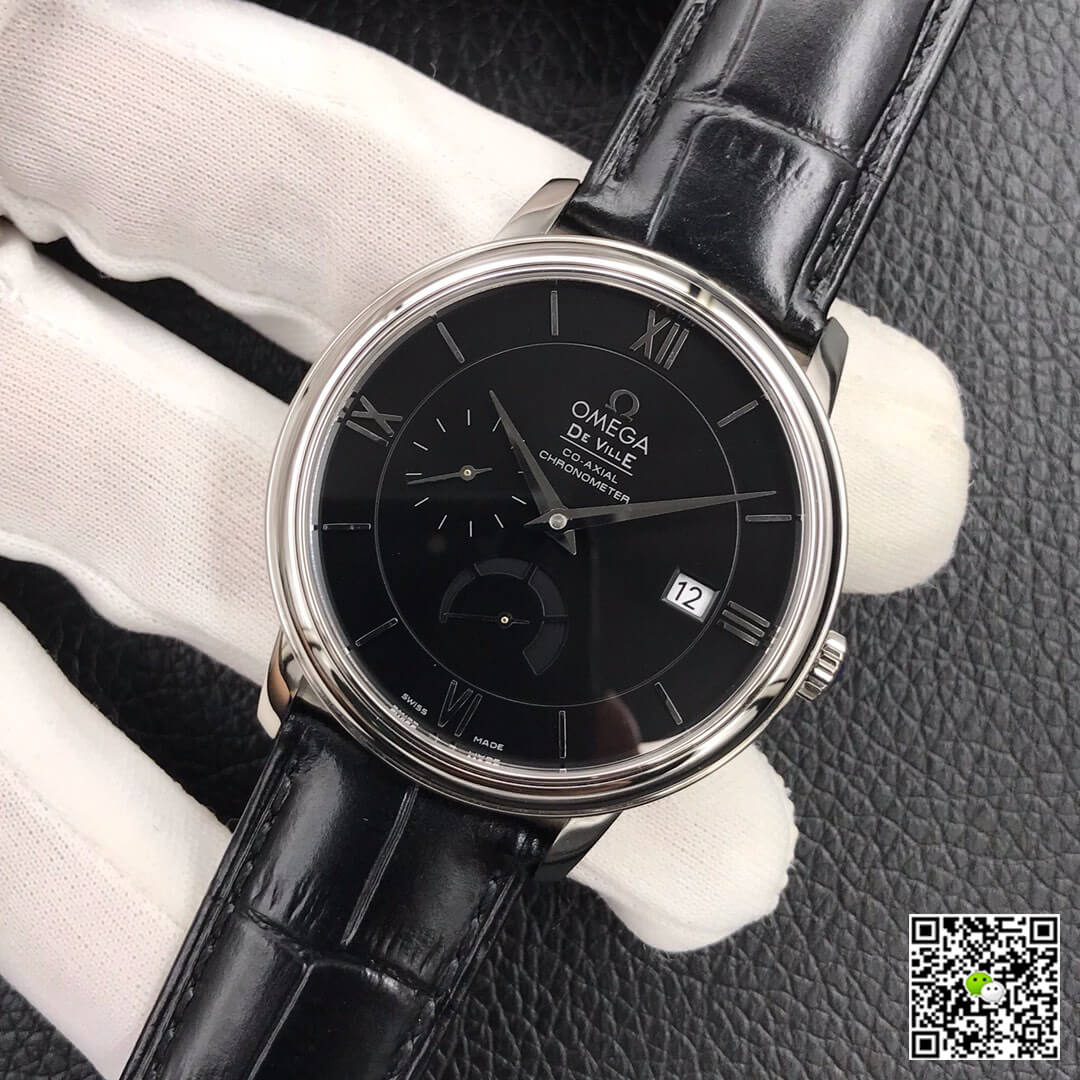 Omega De Ville 424.13.40.21.01.001 ZF Factory Black Dial