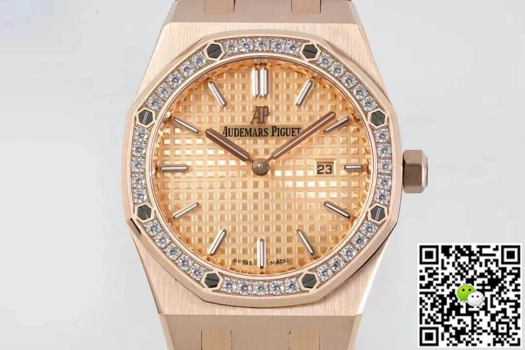 Audemars Piguet Royal Oak Quartz 33MM 67651OR.ZZ.1261OR.03 ZF Factory Diamond Bezel