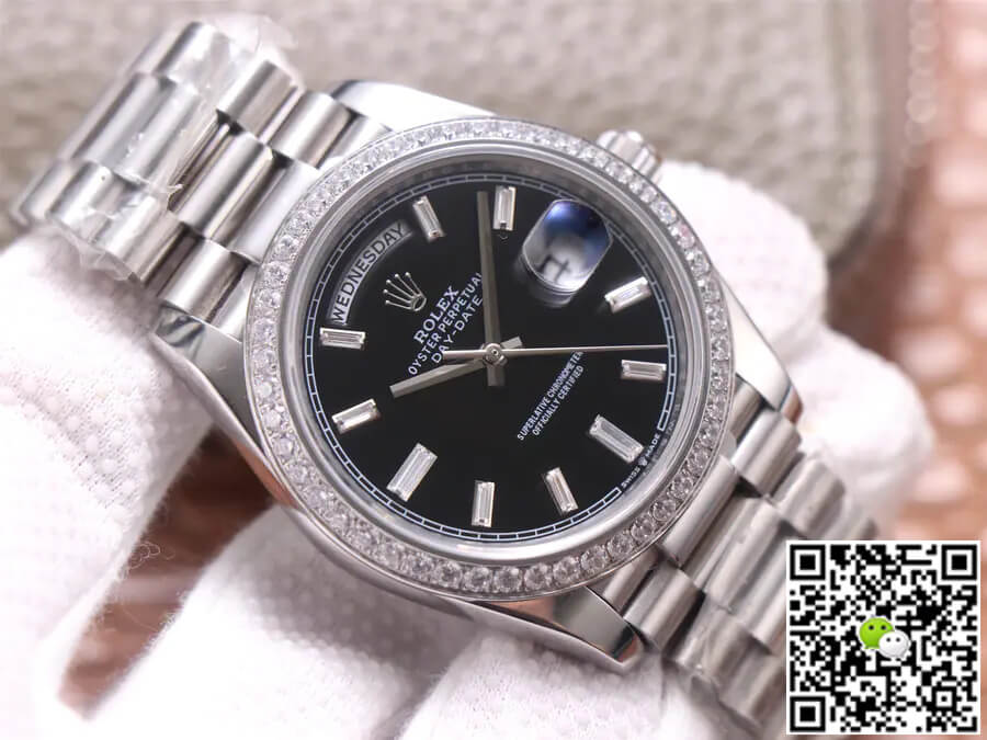 Rolex Day Date M228349RBR-0003 EW Factory Diamond Dial