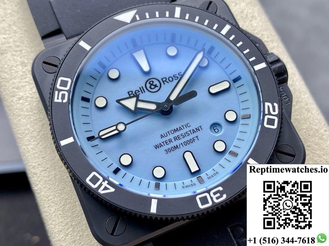 Bell & Ross Instruments Br03A-D-Lm-Ce-Srb M+ Factory Ceramic Case-Rep Time Watches