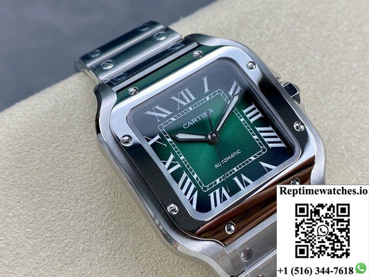Cartier Santos WSSA0061 BV Factory stainless steel case