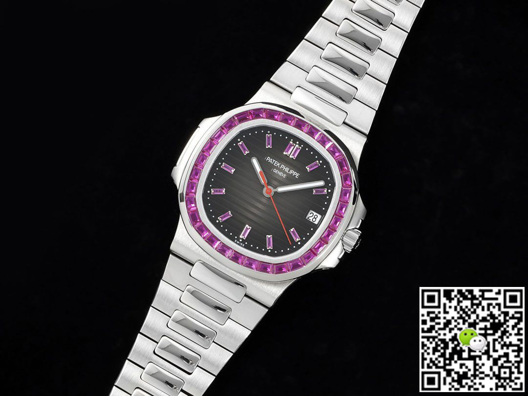 Patek Philippe Nautilus 5711 GR Factory Diamond-set Black Dial