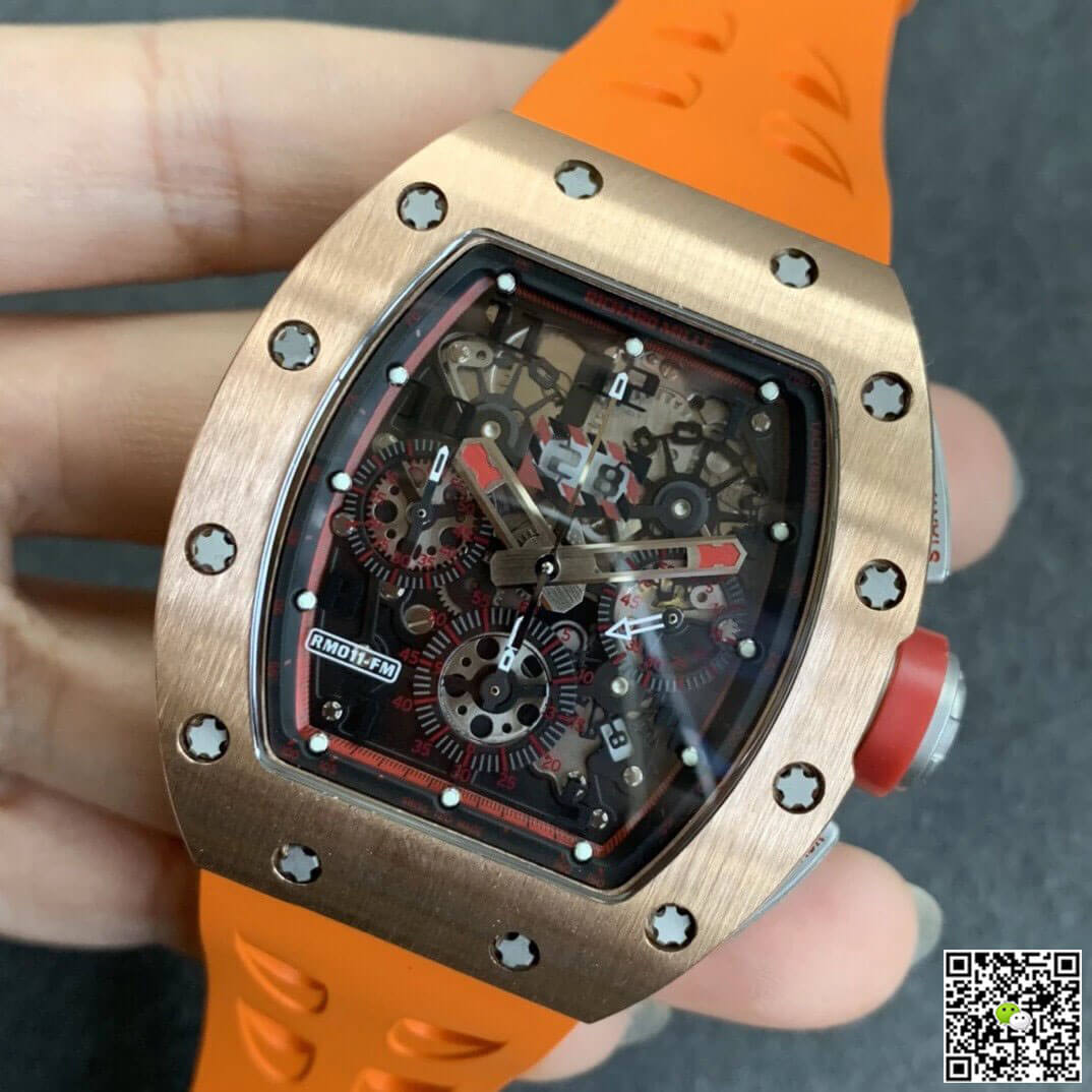 Richard Mille RM011 KV Factory Rose Gold