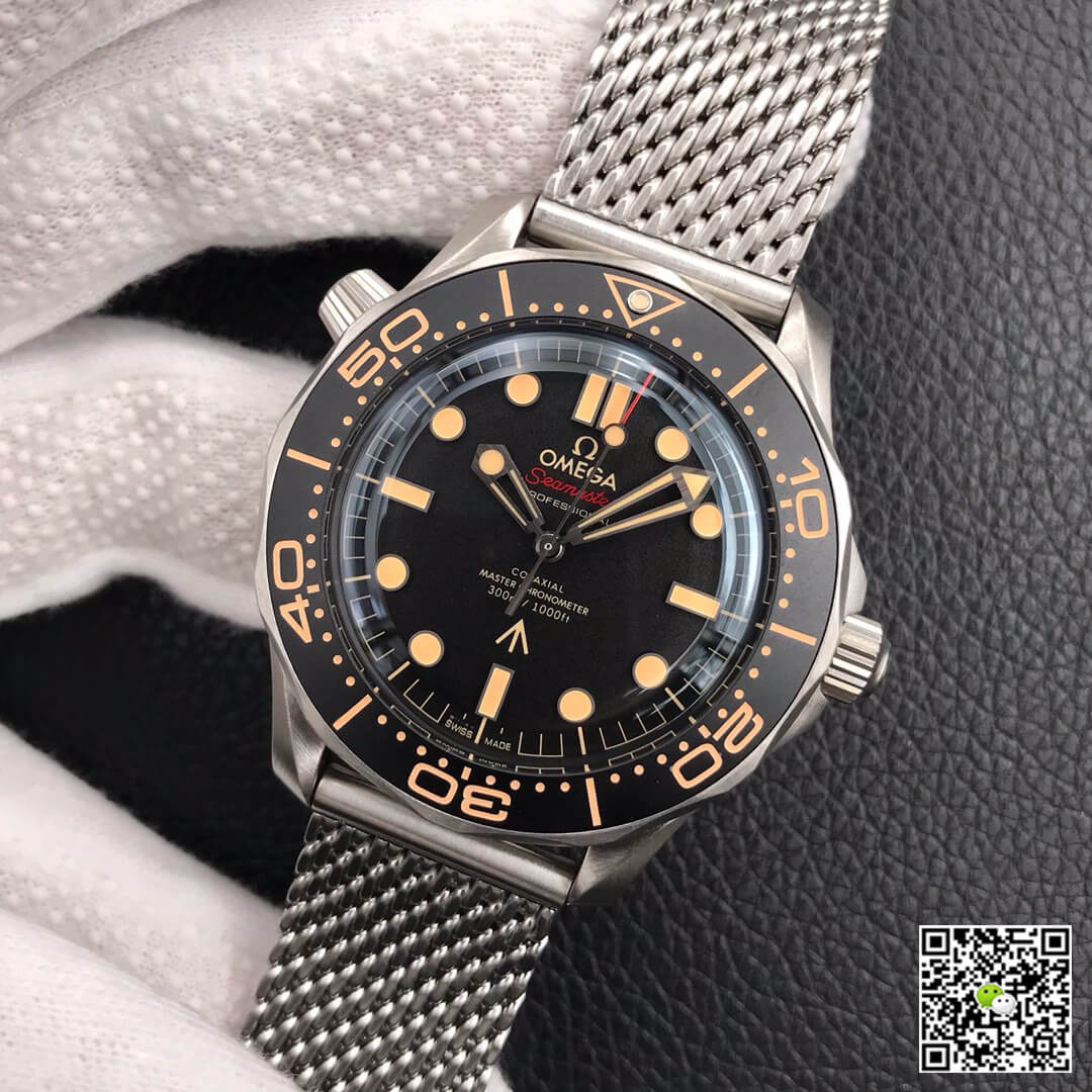 Omega Seamaster 210.90.42.20.01.001 James Bond 007 VS Factory Black Dial