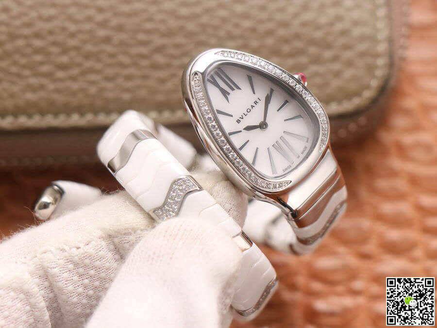 Bvlgari Serpenti BV Factory Stainless Steel Diamond Case