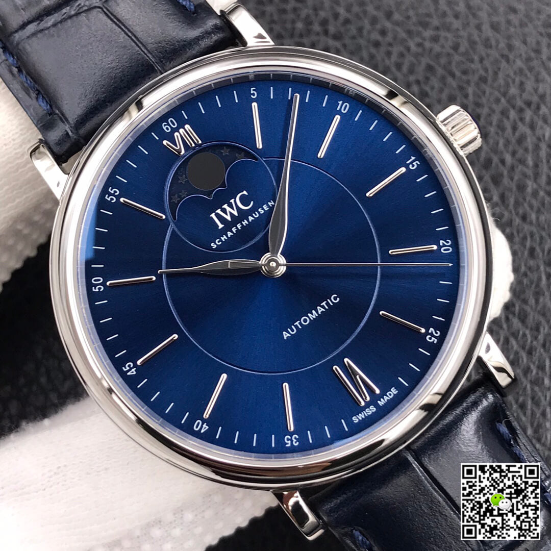 IWC Portofino Moon Phase IW459402 MKS Factory Blue Dial