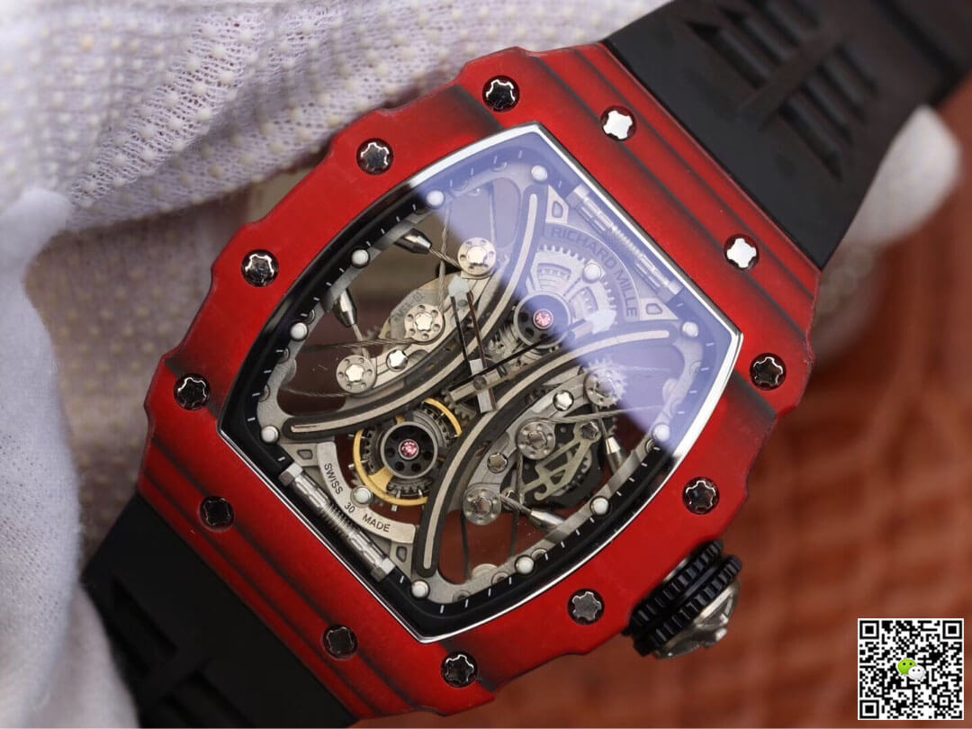 Richard Mille RM53-01 KV Factory TPT Carbon Fiber Black Strap