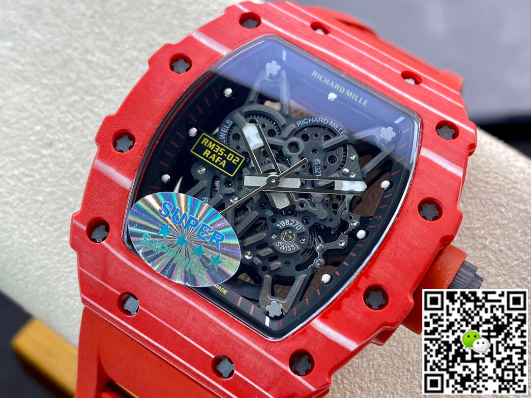 Richard Mille RM035-02 RM Factory Red Carbon Fiber Case