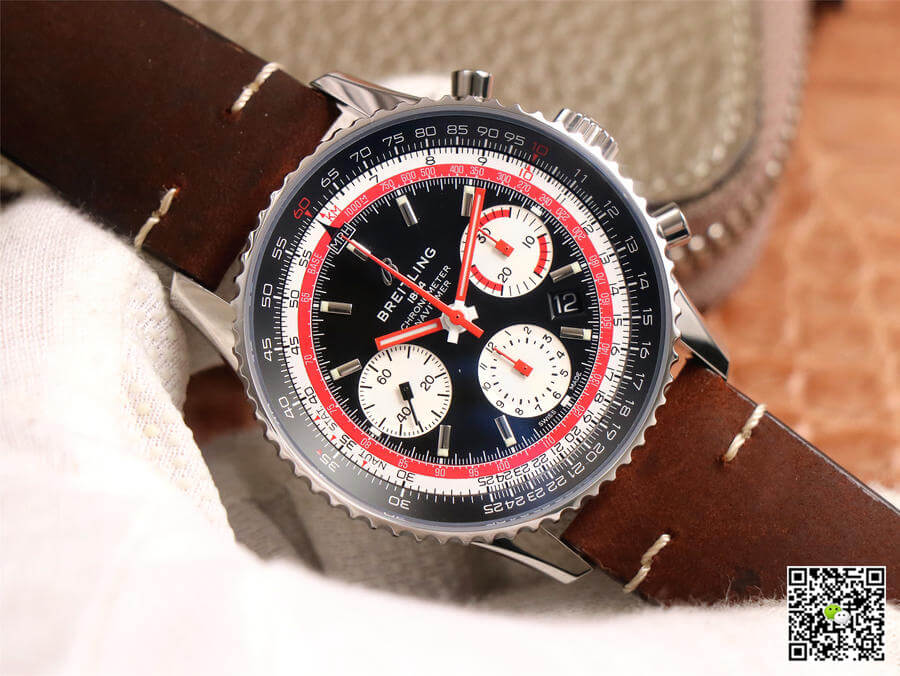 Breitling Navitimer 1 B01 Chronograph 43 Swissair Edition AB01211B1B1X1 V9 Factory Black Dial