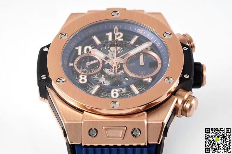 Hublot Big Bang 421.OX.5180.RX ZF Factory Rose Gold Blue Dial
