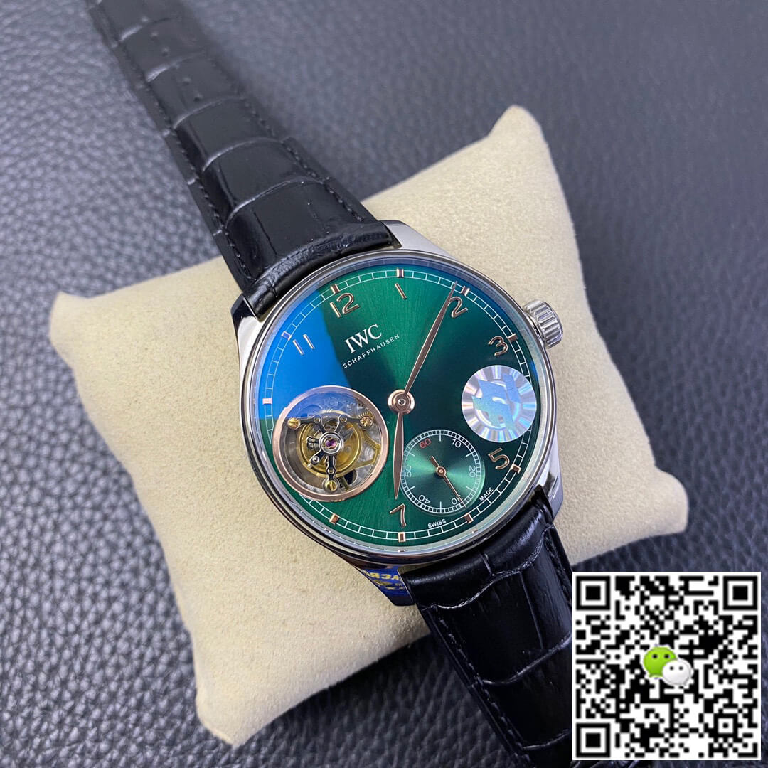 IWC Portuguese ZF Factory Tourbillon Green Dial