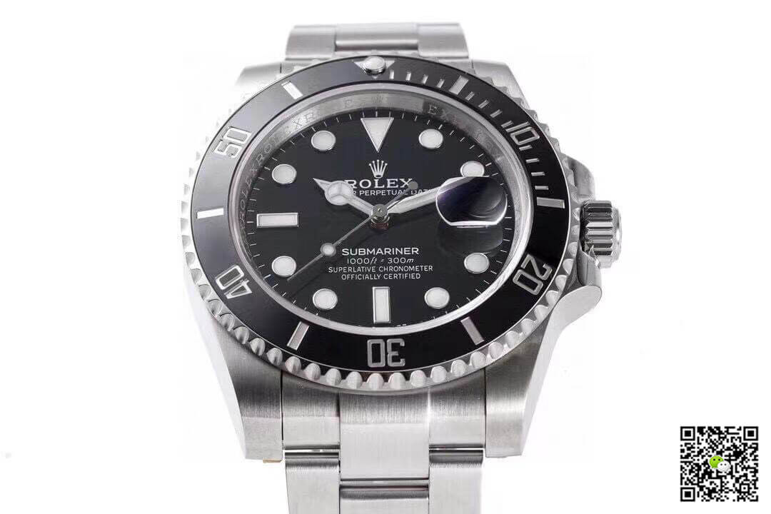 Rolex Submariner 116610LN-97200 ZF Factory Black Dial Stainless Steel Strap