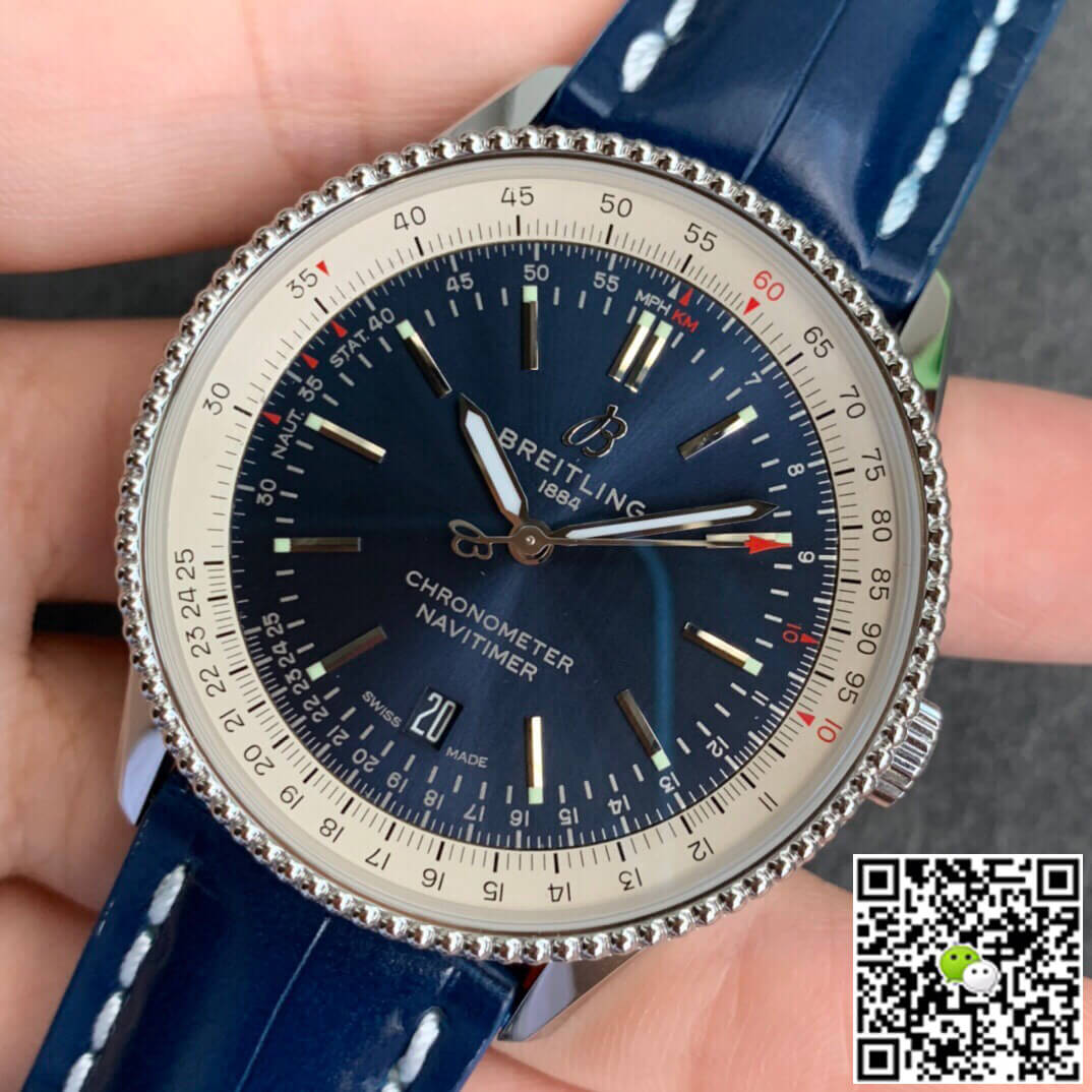 Breitling Navitimer 1 A17326211C1P3 V7 Factory Leather Strap