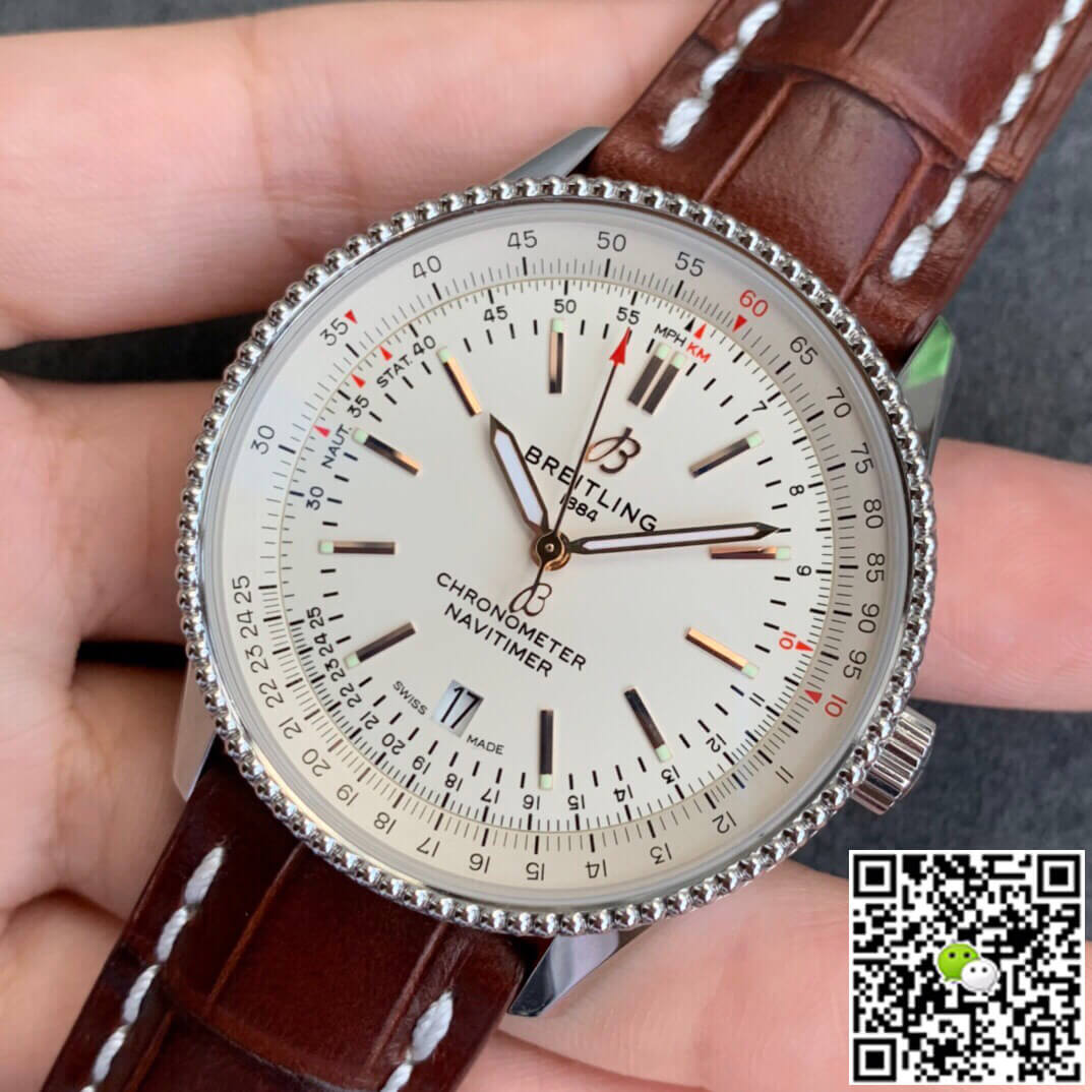Breitling Navitimer 1 A17326211G1P2 V7 Factory Leather Strap