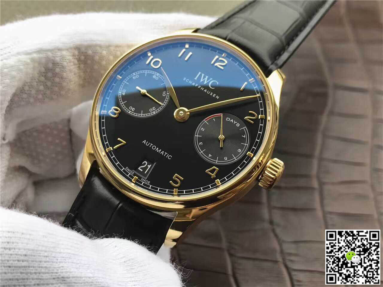 IWC Portugieser IW500101 ZF Factory Black Dial