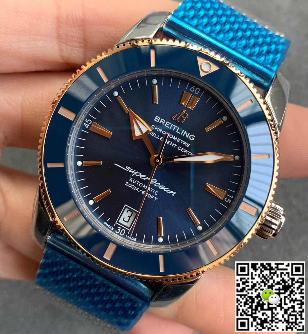 Breitling Superocean Heritage UB2010161C1A1 GF Factory Blue Dial