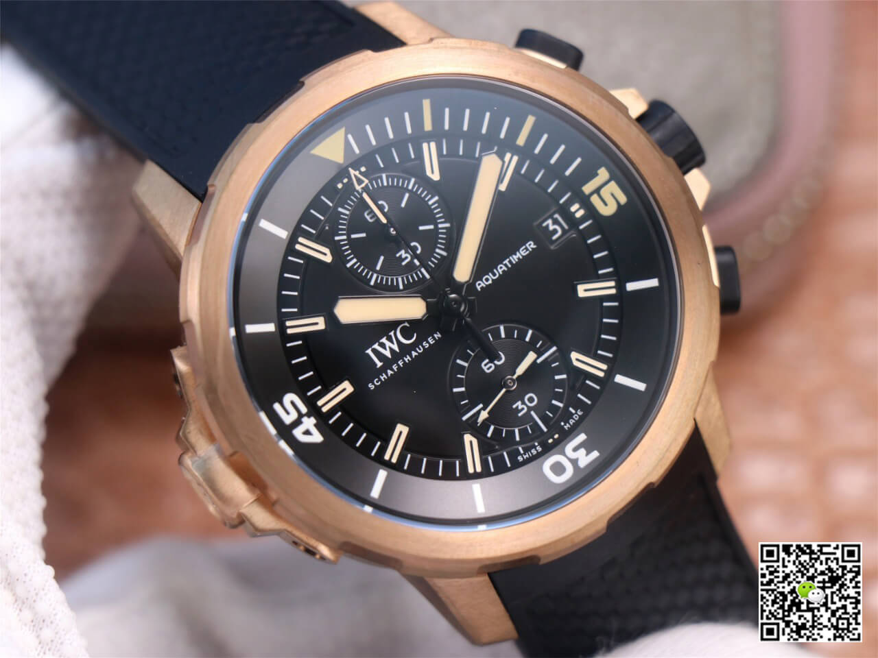 IWC Aquatimer IW379503 Darwin Adventure Tour Special Edition V6 Factory Black Dial