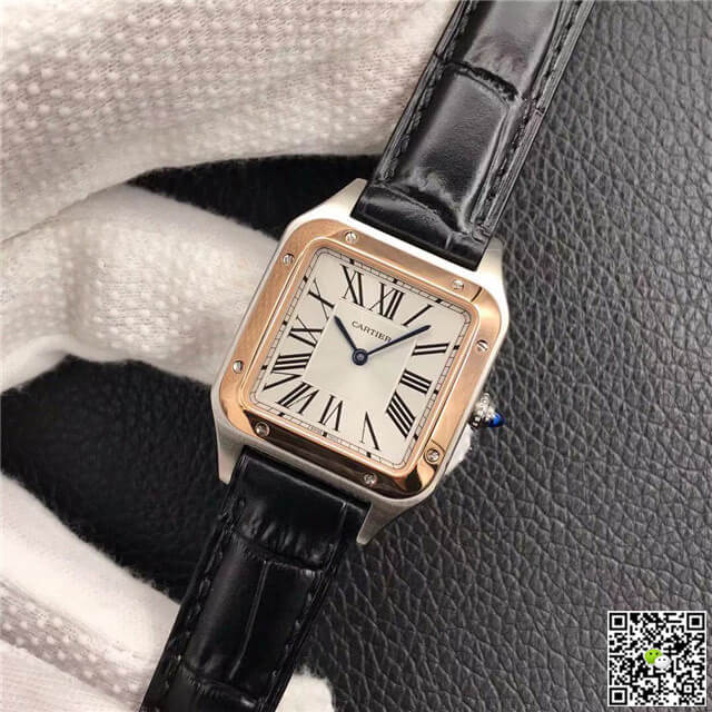 Cartier Santos W2SA0012 Ladies Silver Dial