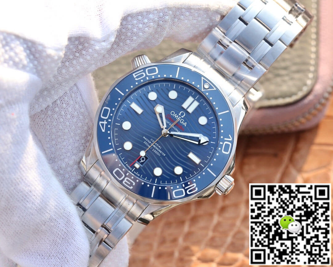 Omega Seamaster Diver 300M 210.30.42.20.03.001 VS Factory Blue Bezel