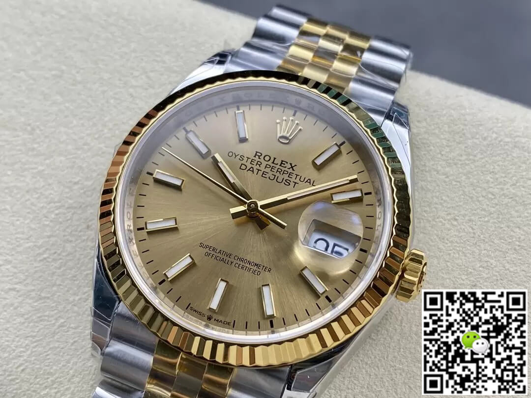 Rolex Datejust M126233-0015 VS Factory Yellow Gold