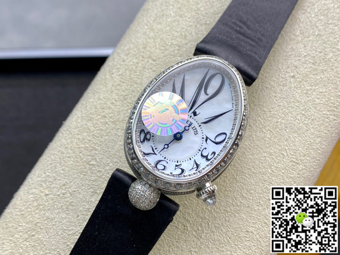 Breguet Reine De Naples 8928BB/5W/944/DD0D3L ZF Factory Diamond-set Bezel