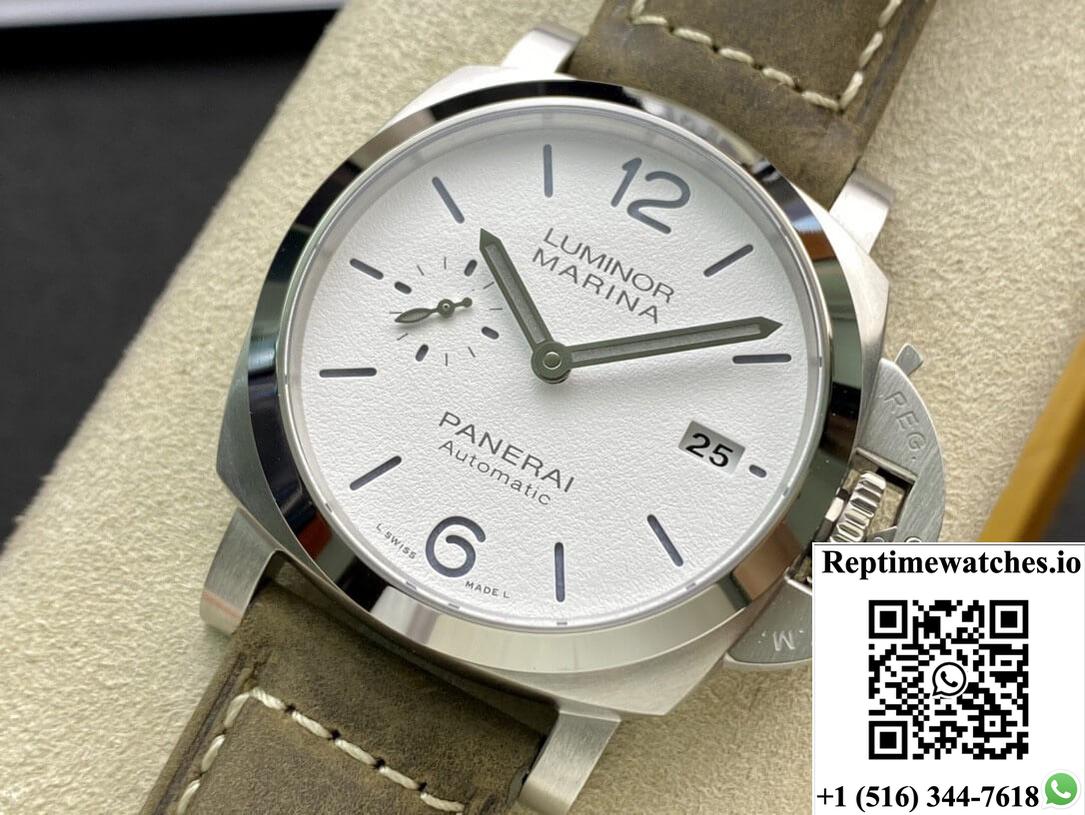 Panerai Luminor Pam01394 Vs Factory White Dial-Rep Time Watches