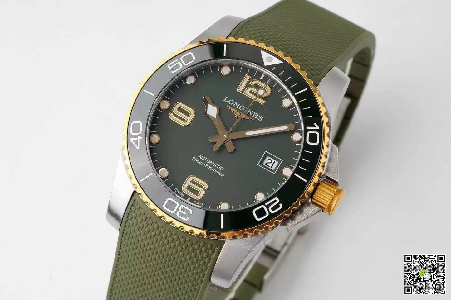 Longines Concas L3.781.3.06.9 ZF Factory Green Dial