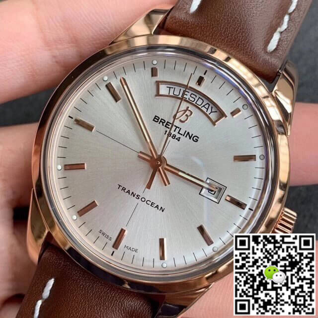 Breitling Transocean R45310121G1P1 V7 Factory Gold Case