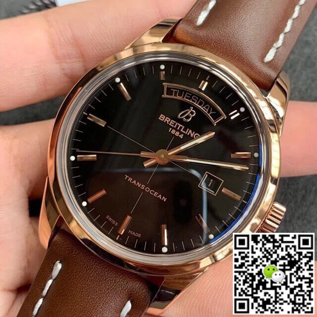 Breitling Transocean R45310121B1P1 V7 Factory Black Dial
