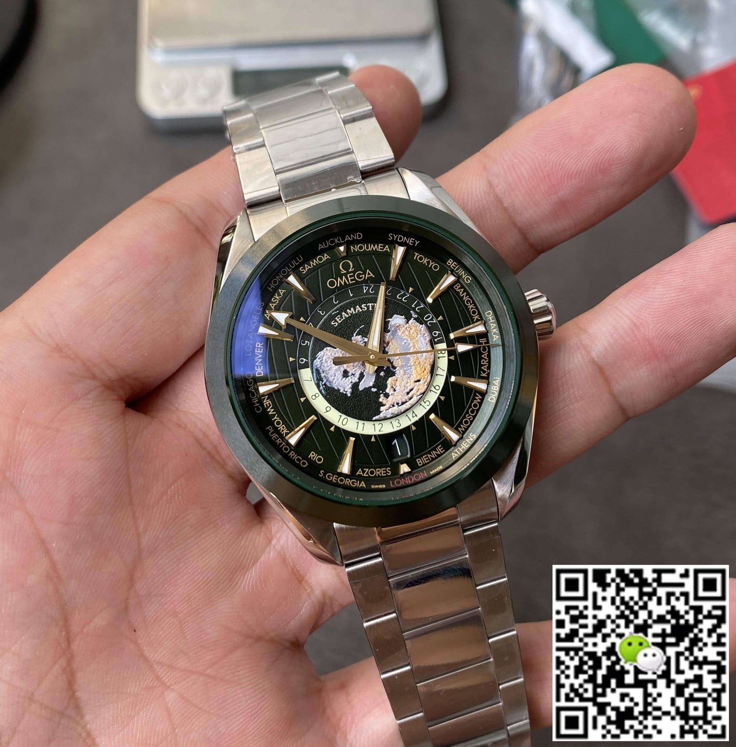 Omega Seamaster 220.30.43.22.10.001 VS Factory Green Dial