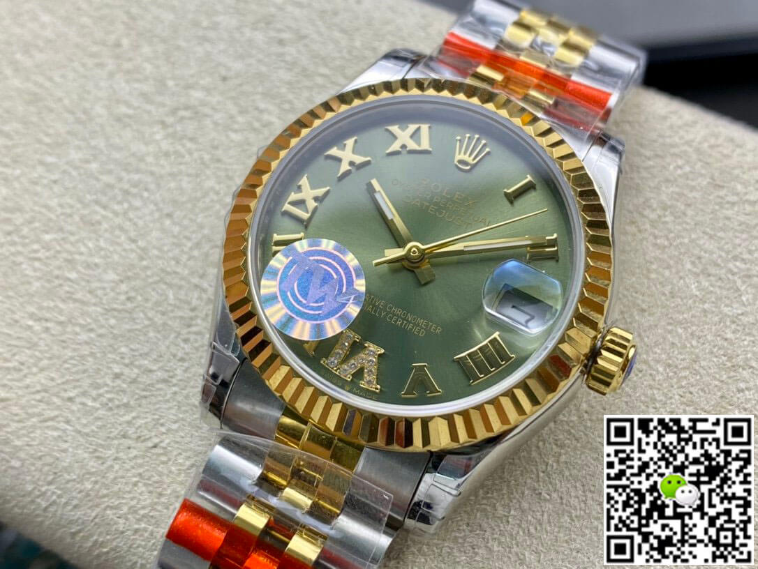 Rolex Datejust 178273 31MM TW Factory Green Dial