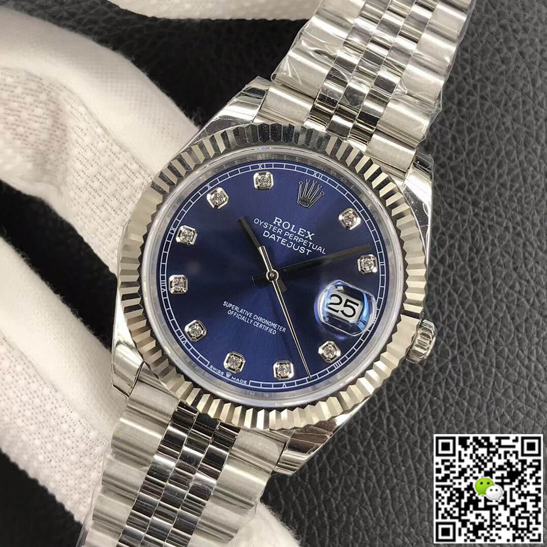 Rolex Datejust M126234-0037 EW Factory 18ct White Gold