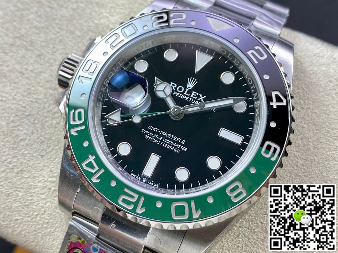 Rolex GMT Master II M126720VTNR-0001 Clean Factory Black Dial