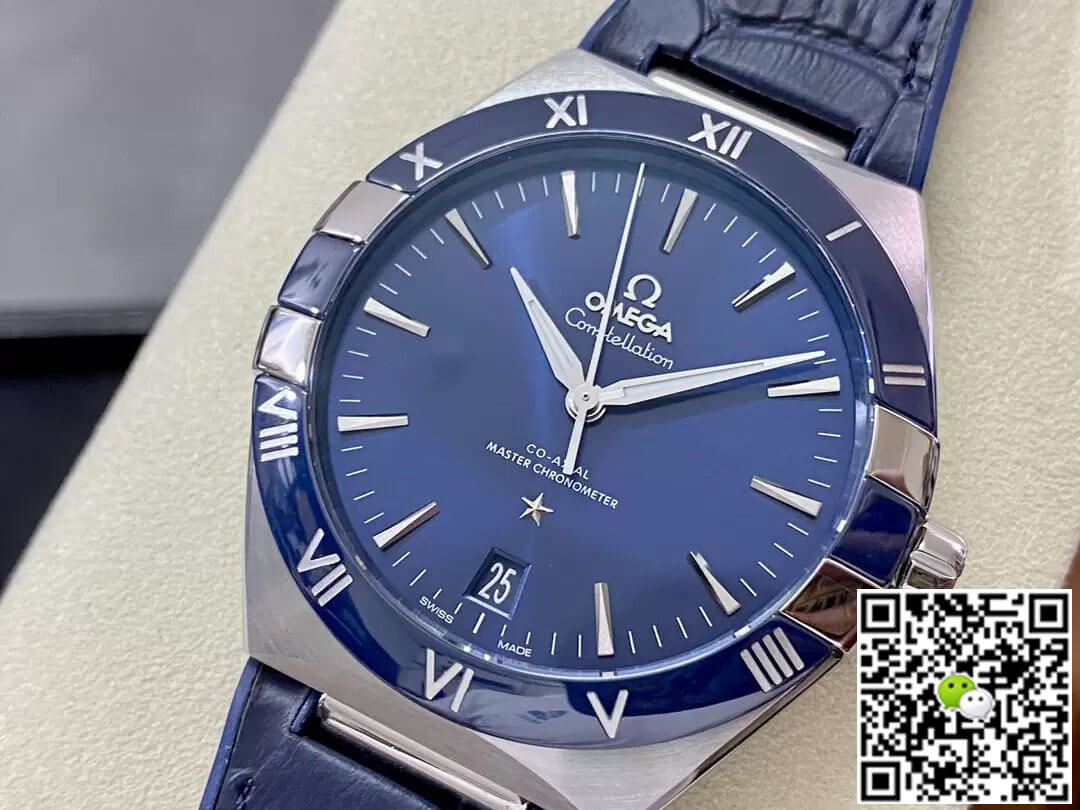 SBF Omega Constellation 131.33.41.21.03.001 VS Factory Blue Strap