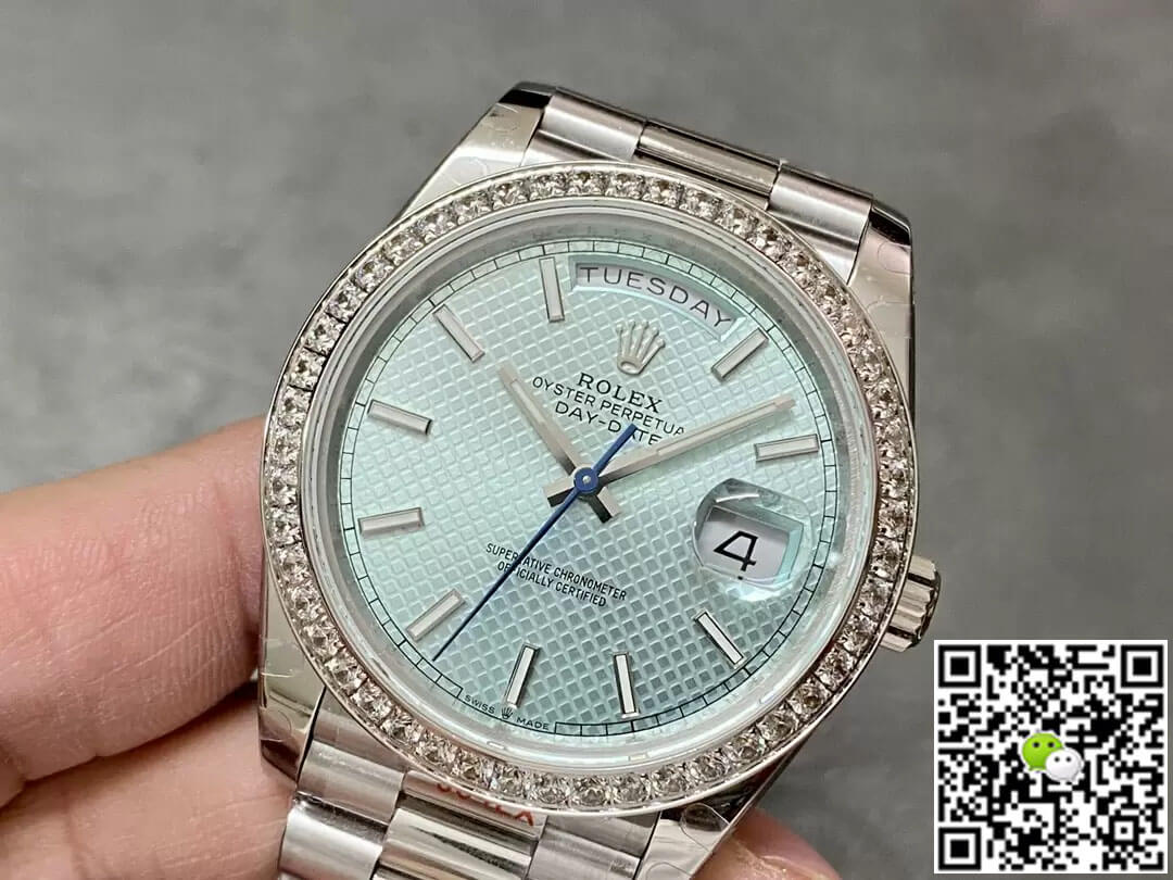 Rolex Day Date 228236 GM Factory V2 Counterweight Version Blue Dial