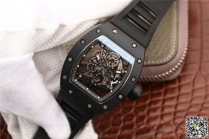 Richard Mille RM055 KV Factory Ceramics Black Strap