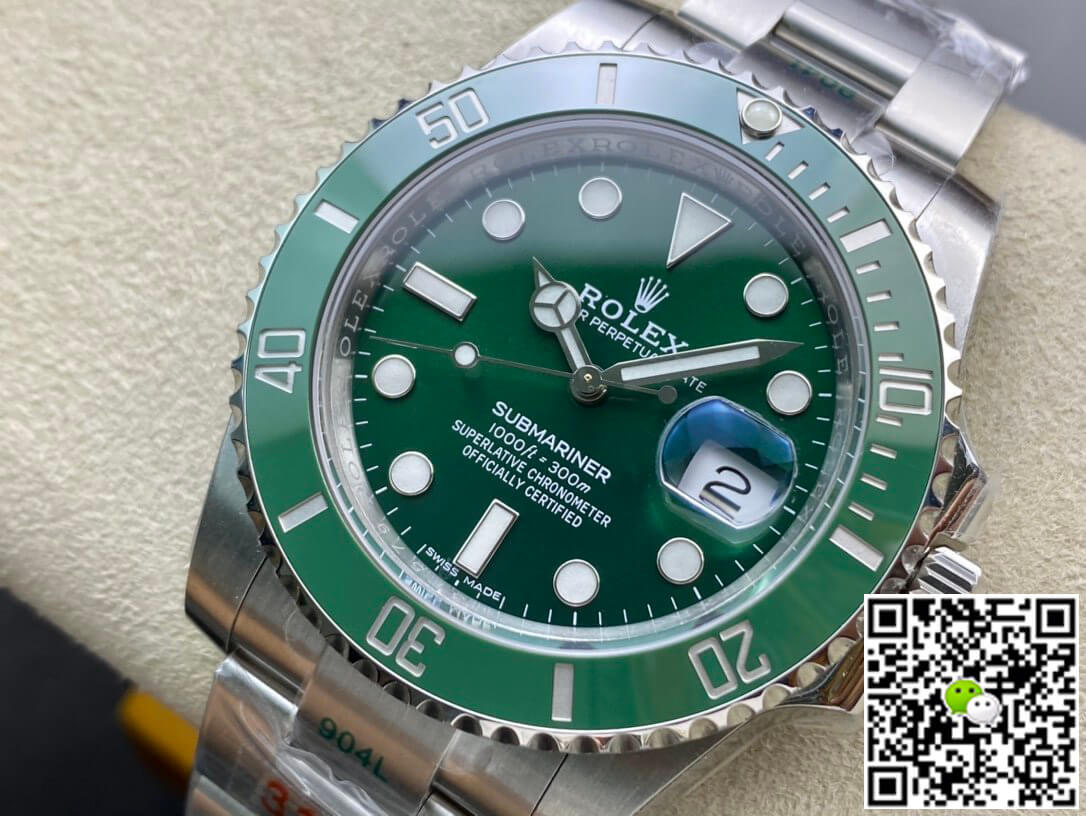 Rolex Submariner 116610LV-97200 ZF Factory Green Dial Stainless Steel Strap