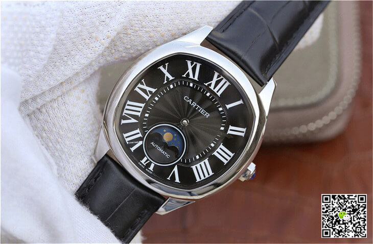 Drive De Cartier Moonphase WGNM0009 Black Dial