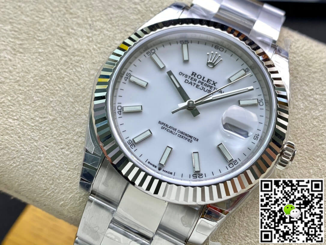Rolex Datejust M126334-0009 VS Factory White Dial