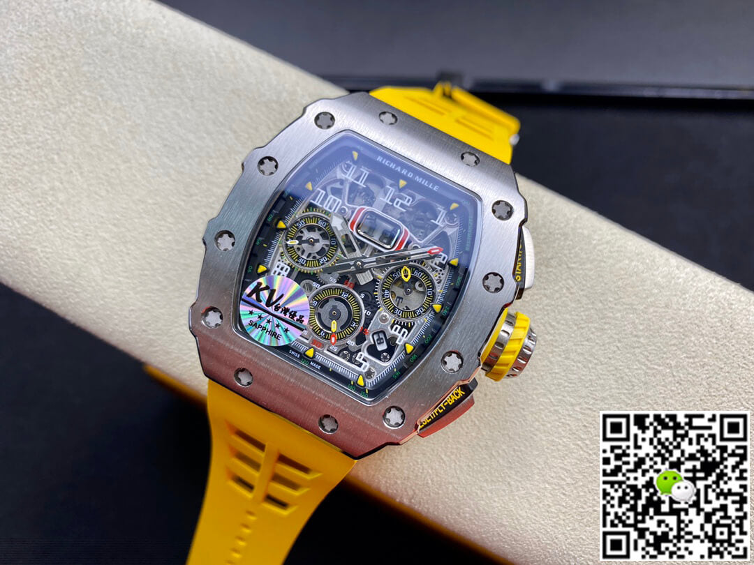 Richard Mille RM011 FELIPE MASSA KV Factory Titanium Steel Case