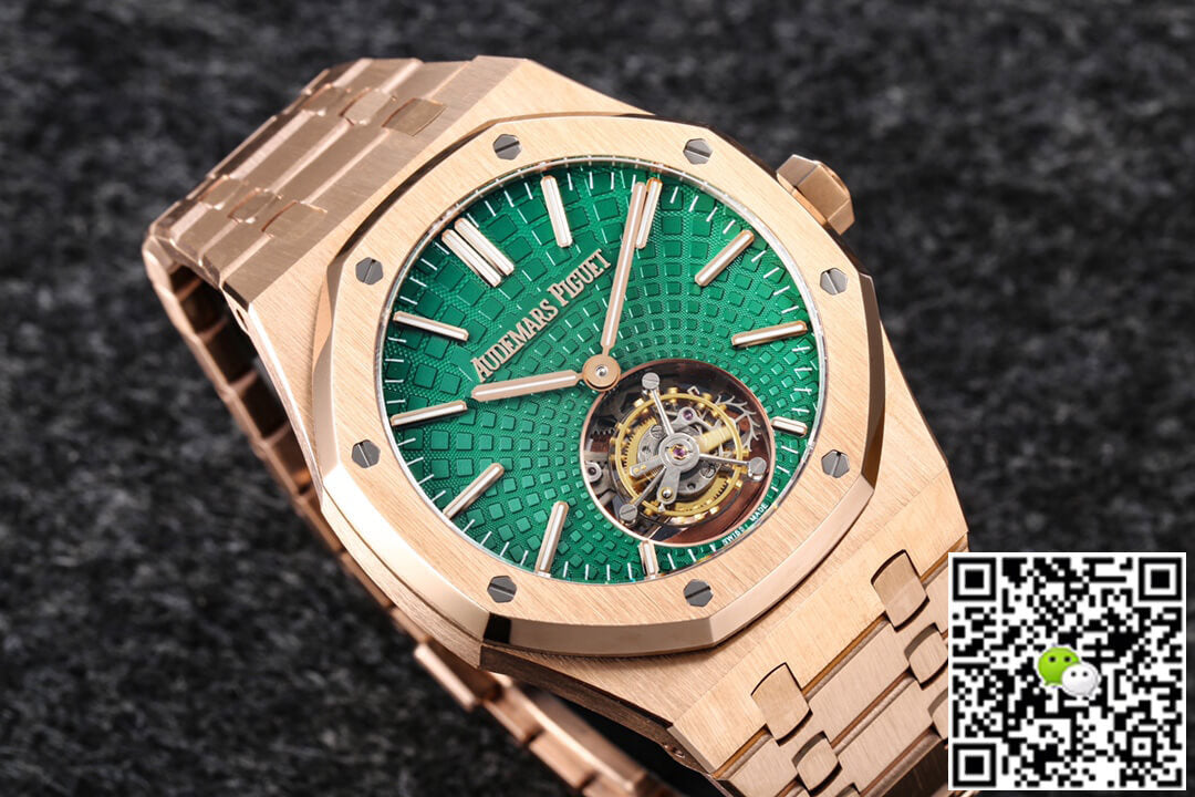 Audemars Piguet Royal Oak Tourbillon 26533OR.OO.1220OR.01 R8 Factory Green Dial