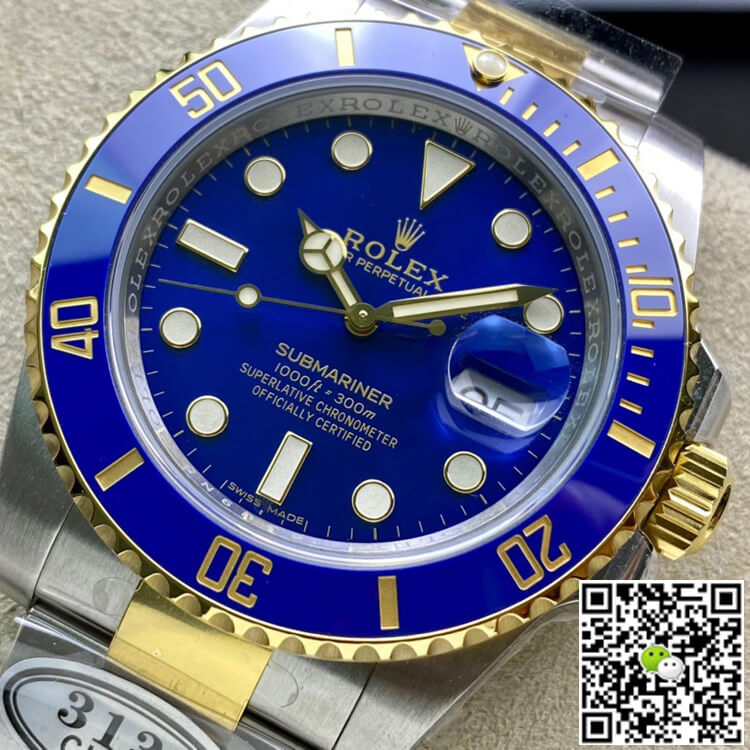 Rolex Submariner 116613LB-97203 Clean Factory V4 Blue Dial