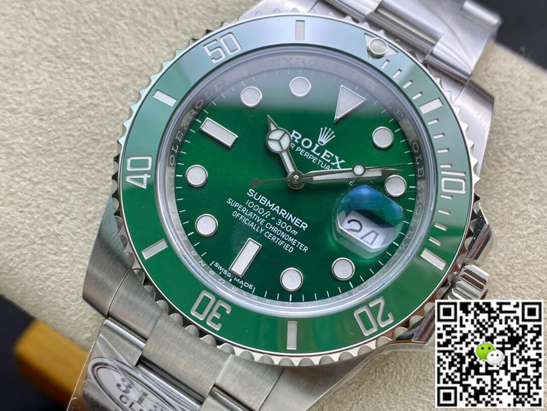 Rolex Submariner 116610LV-97200 Clean Factory V4 Green Dial