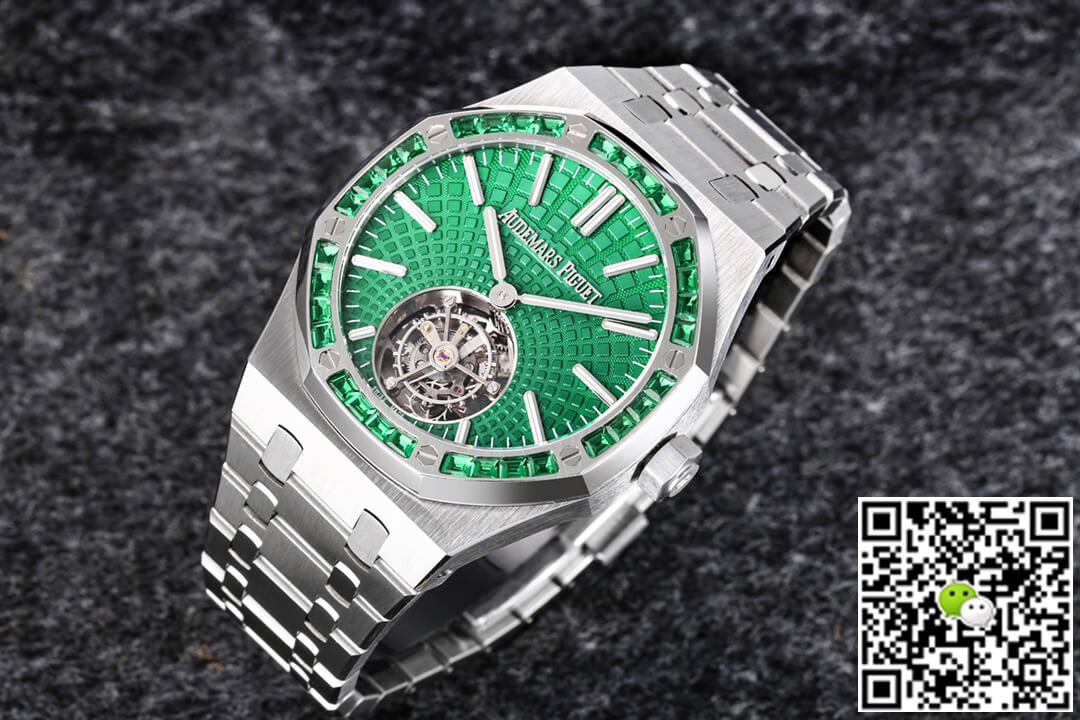 Audemars Piguet Royal Oak Tourbillon 26532IC.EE.1220TI.01 R8 Factory Green Dial