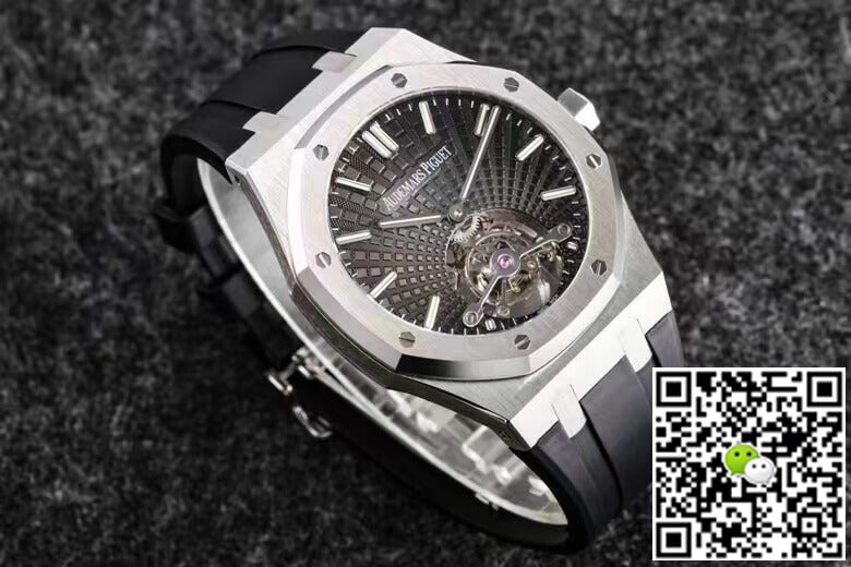 Audemars Piguet Royal Oak Tourbillon R8 Factory V3 Black Strap