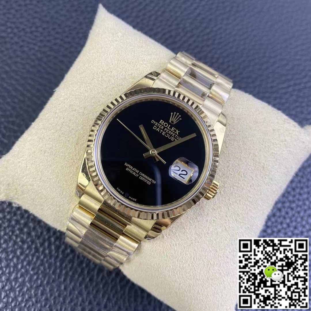 Rolex Day Date 18038 GM Factory Black Dial
