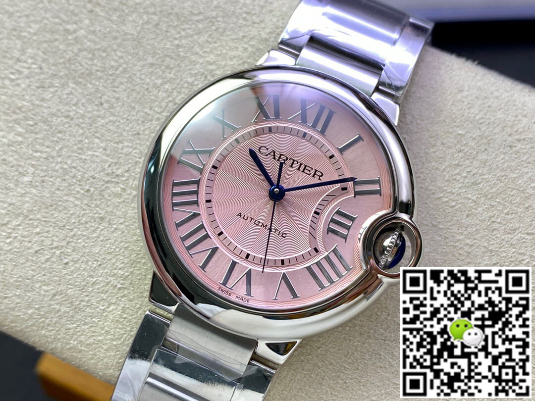 Ballon Bleu De Cartier 36MM WSBB0007 3K Factory Stainless Steel Strap