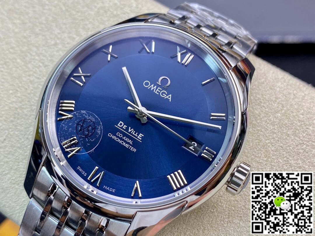 Omega De Ville 431.10.41.21.03.001 VS Factory Blue Dial